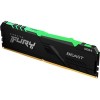 Оперативная память Kingston FURY Beast RGB 16GB DDR4 PC4-29800 KF437C19BB1A/16